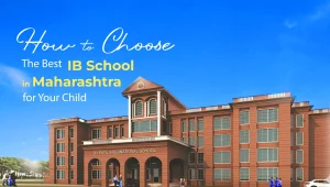 Parents and children exploring an IB school campus in Maharashtra while choosing the right school.